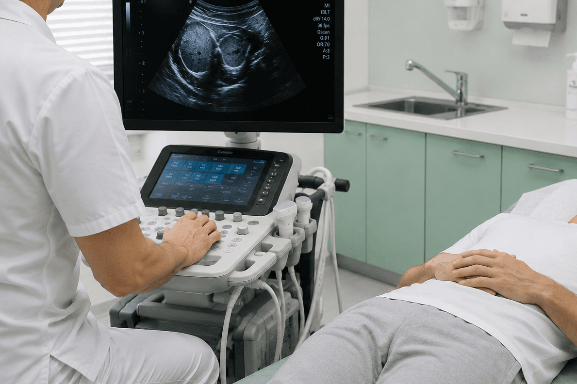 UZ testisov in prostate